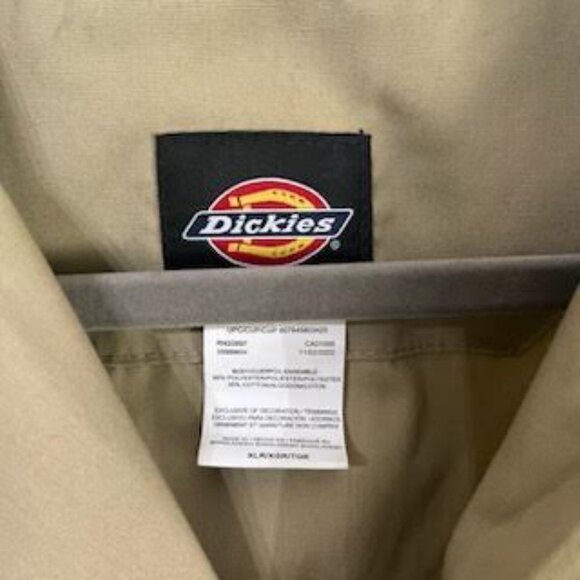 DICKIES Coveralls Khaki Men's XL Regular Work Wear Short Sleeves Utility - Picture 4 of 15